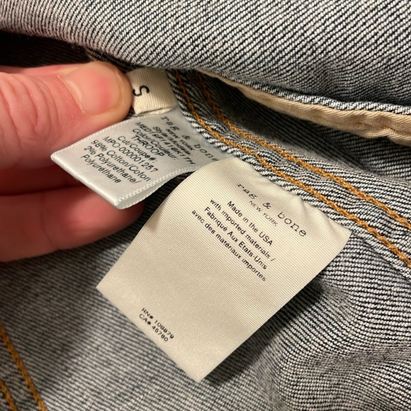 Rag & Bone Denim Jacket - Color Throop - Picture 6 of 7
